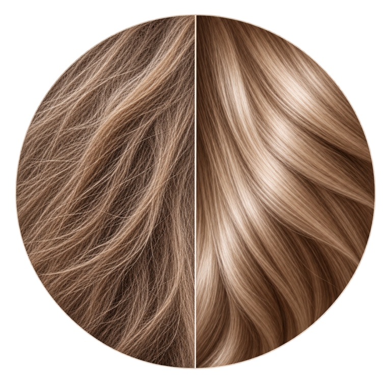 Thick aged hair